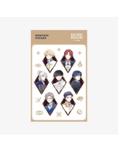 DARK MOON Pop-UP Goods - WEBTOON STICKER (BEIGE)
