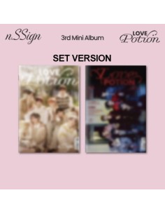 SET] n.SSign 3rd Mini Album - Love Potion (SET Ver.) 2CD