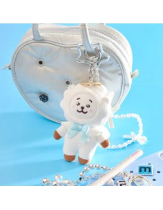BT21 Angel & Villain Goods - Angel Plush Keyring