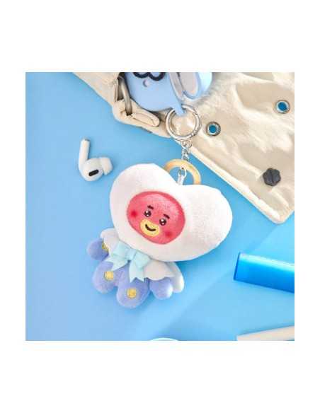 BT21 Angel & Villain Goods - Angel Plush Keyring