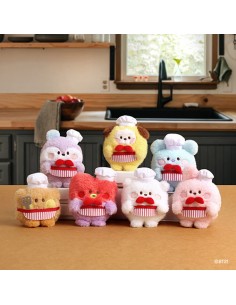 BT21 X Monopoly Collaboration - minini Plush Keyring [Cook]