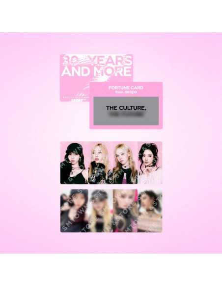 aespa SMTOWN LIVE 2025 FORTUNE SCRATCH CARD SET