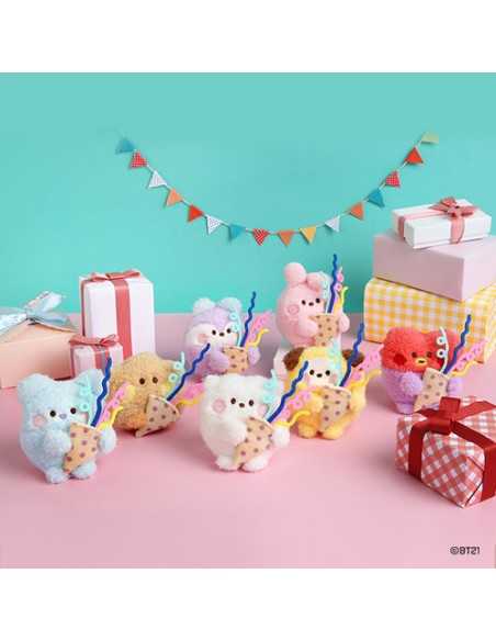BT21 X Monopoly Collaboration - minini Plush Keyring [Pong