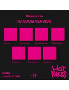 [Digipack] EVNNE 4th Mini Album - HOT MESS (Random Ver.) CD