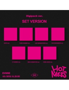 [SET][Digipack] EVNNE 4th Mini Album - HOT MESS (SET...