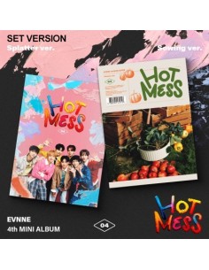 [SET] EVNNE 4th Mini Album - HOT MESS (SET Ver.) 2CD +...