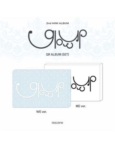 [Smart Album][SET] RESCENE 2nd Mini Album - Glow Up (SET VER.) 2QR ALBUM