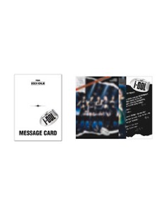 (G)I-DLE iDOL Goods - MESSAGE CARD