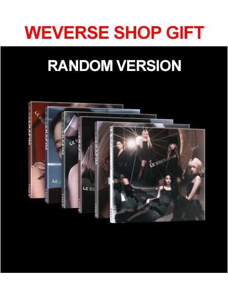 [Weverse Shop Gift][COMPACT] LE SSERAFIM 5th Mini Album - HOT (Random Ver.) CD