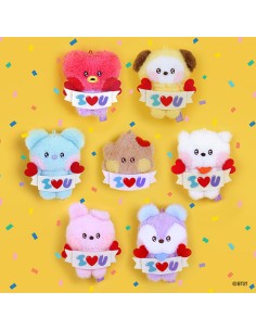 BT21 X Monopoly Collaboration - minini Plush Keyring [I...