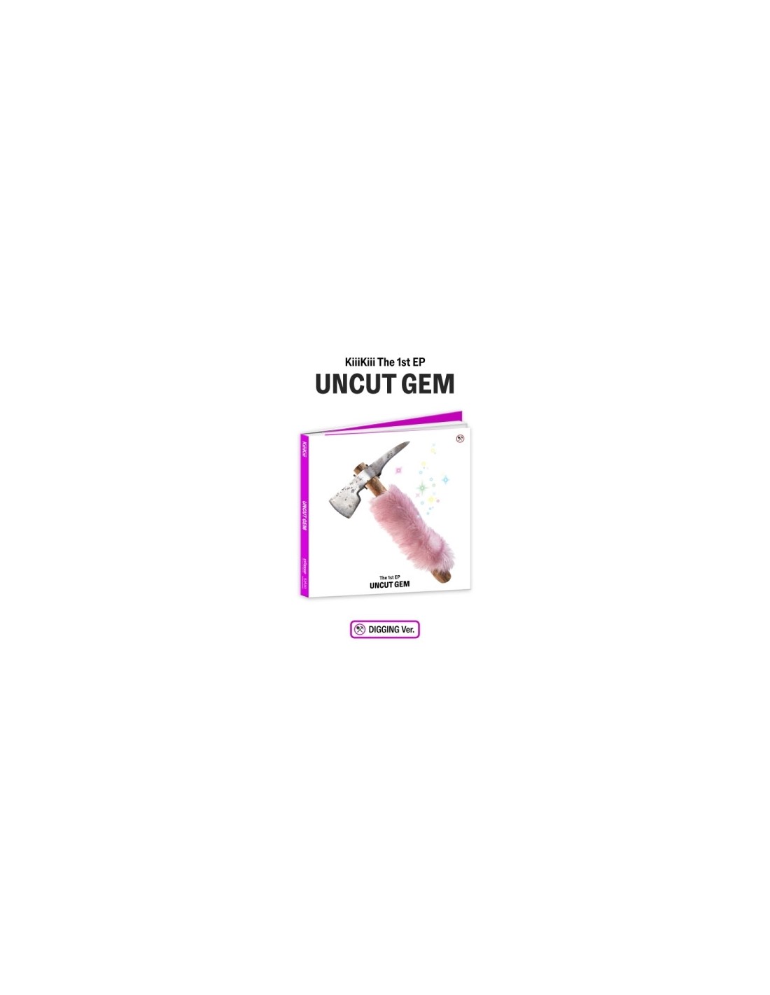 KIIIKIII 1st Mini Album - UNCUT GEM (DIGGING Ver.) CD