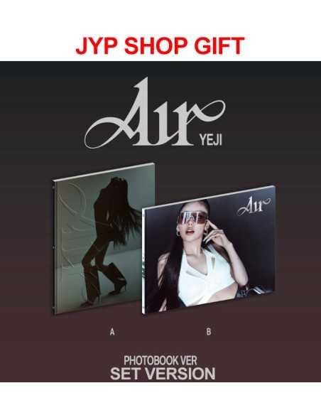 [JYP Shop Gift][PHOTOBOOK][SET] YEJI Album - AIR (SET Ver.) 2CD