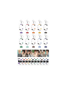 TREASURE PLEASURE Goods - PVC PHOTOCARD HOLDER + KEYRING SET