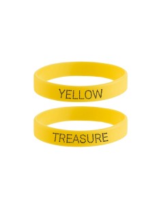 TREASURE PLEASURE Goods - YELLOW SILICONE BRACELET