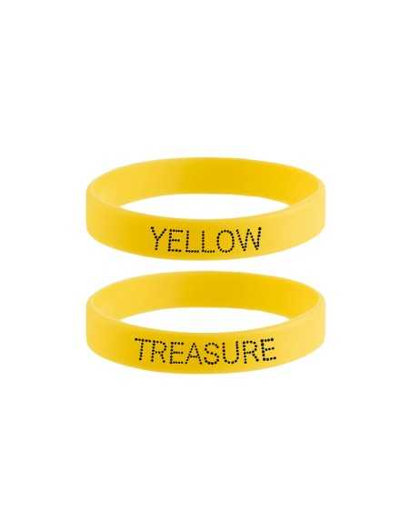 TREASURE PLEASURE Goods - YELLOW SILICONE BRACELET