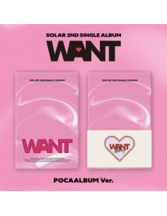 [Smart Album] SOLAR 2nd Single Album - WANT (POCA ALBUM...