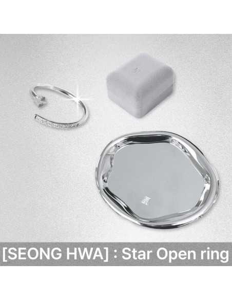 ATEEZ SEONG HWA 2025 BIRTHDAY Goods - Star Open ring