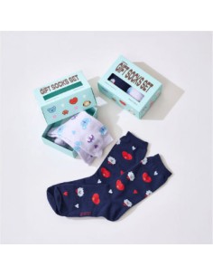BT21 Basic Goods - Jacquard Socks Love Gift Set (2PCS)