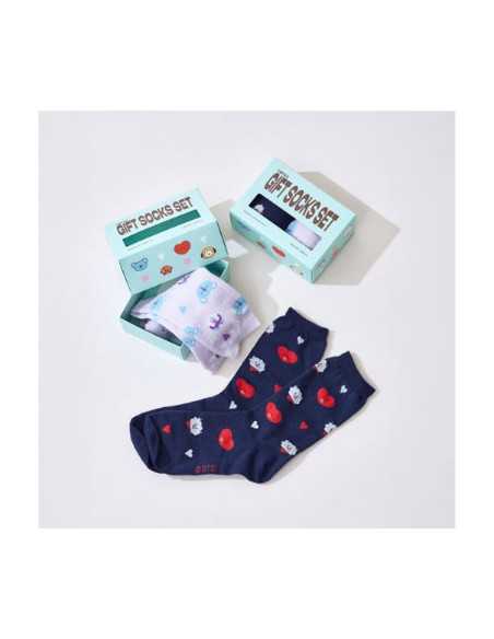 BT21 Basic Goods - Jacquard Socks Love Gift Set (2PCS)