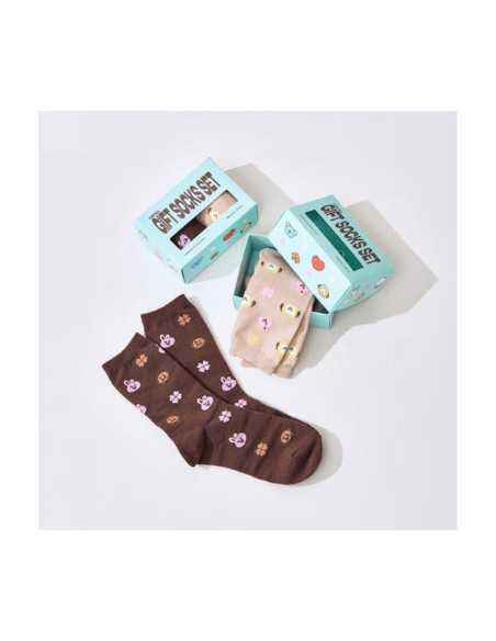 BT21 Basic Goods - Jacquard Socks Luck Gift Set (2PCS)