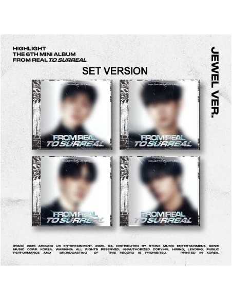 [JEWEL][SET] HIGHLIGHT 6th Mini Album - From Real to Surreal (SET Ver.) 4CD