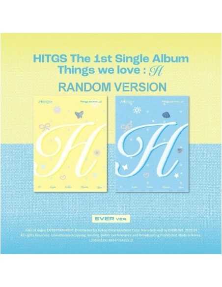 [Smart Album] HITGS 1st Single Album - Things we love : H (Random Ver.) EVER