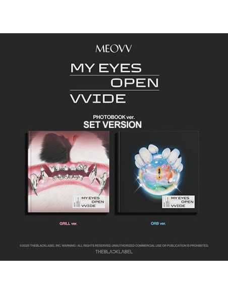 [PHOTOBOOK][SET] MEOVV 1st EP Album - MY EYES OPEN VVIDE (SET Ver.) 2CD