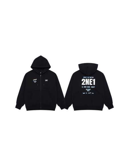 2NE1 WELCOMEBACKENCORE Goods - GRAPHIC ZIP-UP HOODIE