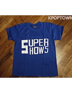 [S97] SUPER JUNIOR Short Sleeve T-shirt : Blue Ver. 2