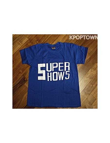 [S97] SUPER JUNIOR Short Sleeve T-shirt : Blue Ver. 2