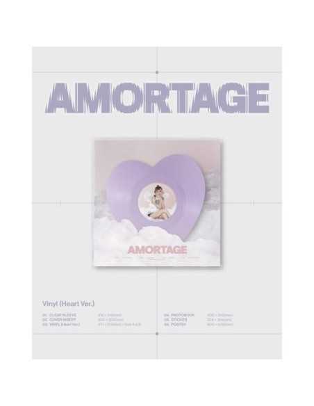 [LP] JISOO Mini Album - AMORTAGE (HEART Ver.) LP