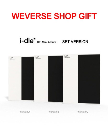 SET] I-DLE 8th Mini Album (SET Ver.) 3CD + 3Poster kpoptown.com