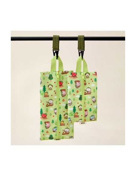 BT21 Scout Goods - minini Multi Pouch Set (Green)