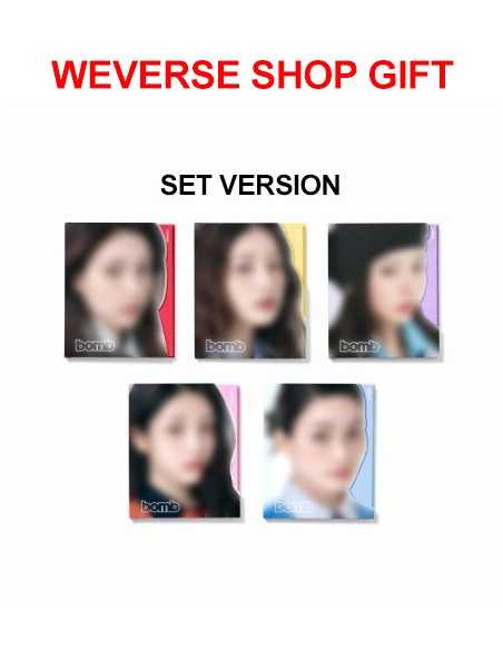 [Weverse Shop Gift][GLLIT][SET] ILLIT 3rd Mini Album - bomb (SET Ver.) 5CD
