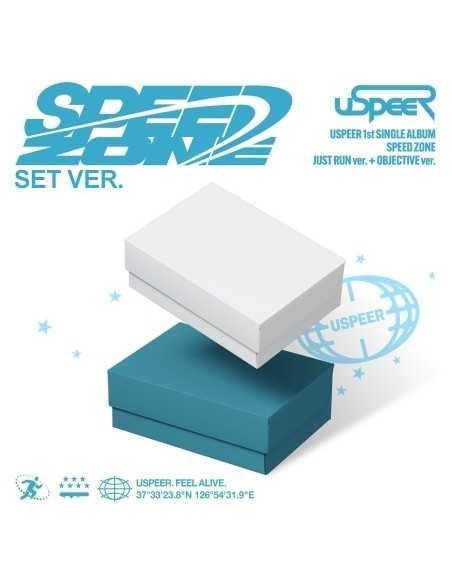 [SET] USPEER 1st Single Album - SPEED ZONE (SET Ver.) 2CD