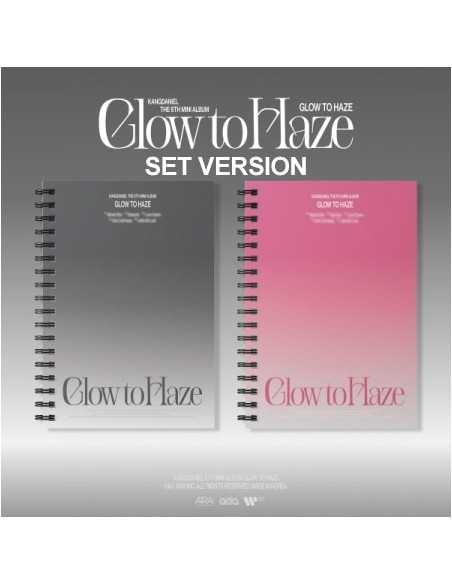 KONKON（感謝） Photobook][SET] KANG DANIEL 6th Mini Album - Glow to Haze