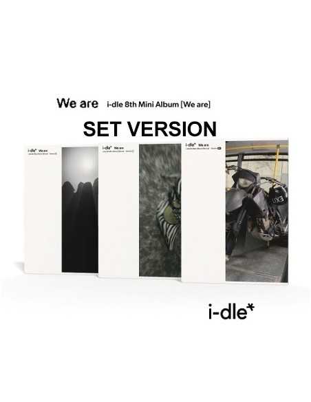 [SET] I-DLE 8th Mini Album - We Are (SET Ver.) 3CD + 3Poster
