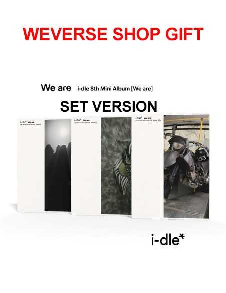 I-DLE 8TH MINI ALBUM WE ARE | 3 ALBUMS SET - Kpop USA