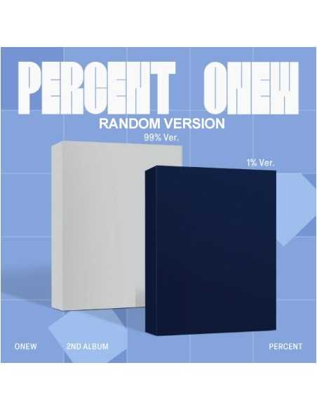 [Photobook] ONEW 2nd Album - PERCENT (Random Ver.) CD