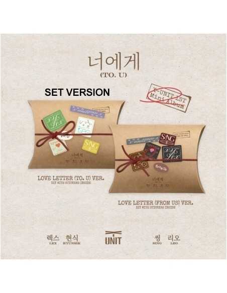 SET] X-UNIT 1st Mini Album - To.U (SET Ver.) 2CD kpoptown.com