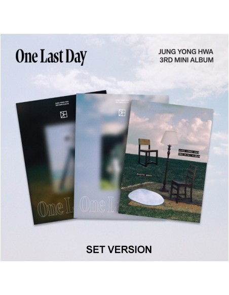 [PHOTOBOOK][SET] JUNG YONG HWA 3rd Mini Album - One Last Day (SET Ver.) 3CD