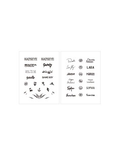 KATSEYE BEAUTIFUL CHAOS POP-UP Goods - TATTOO STICKER