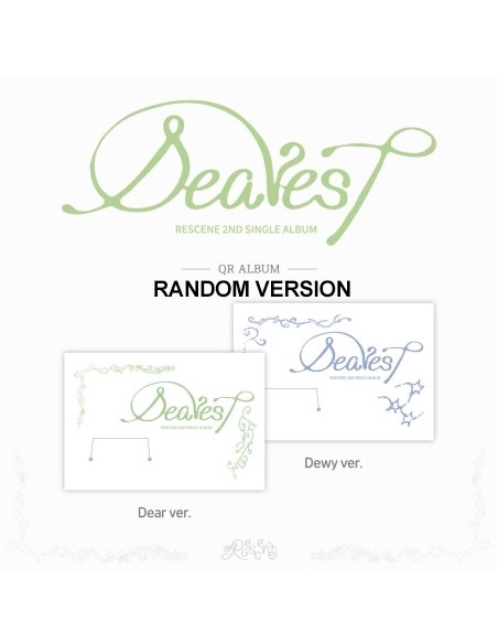 [Smart Album] RESCENE 2nd Single Album - Dearest (Random Ver.) QR Ver.