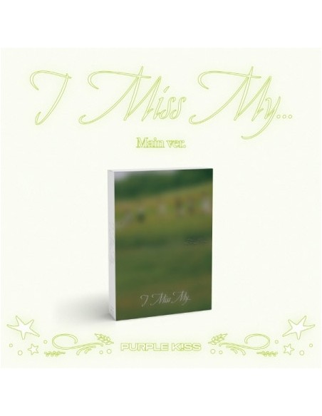 PURPLE KISS 2nd Single Album - I Miss My... (MAIN Ver.) CD + Poster