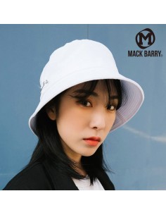 [Cap 505] MCBRY Bucket Hat White