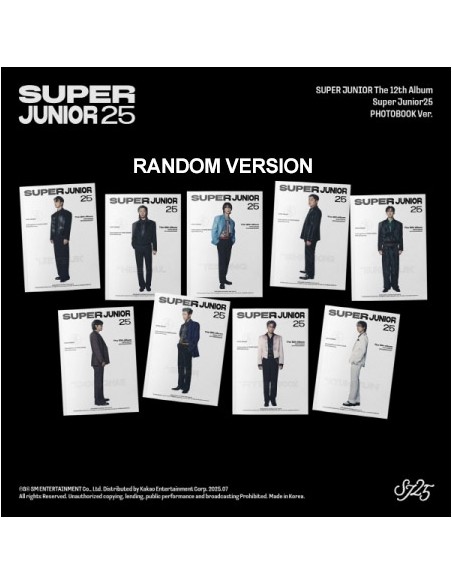 [PHOTOBOOK] SUPER JUNIOR 12th Album - SUPER JUNIOR25 (Random Ver.) CD