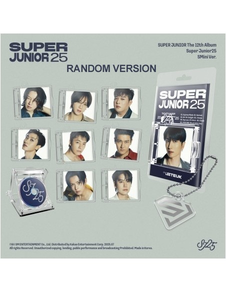 [Smart Album] SUPER JUNIOR 12th Album - SUPER JUNIOR25 (Random Ver.) SMINI
