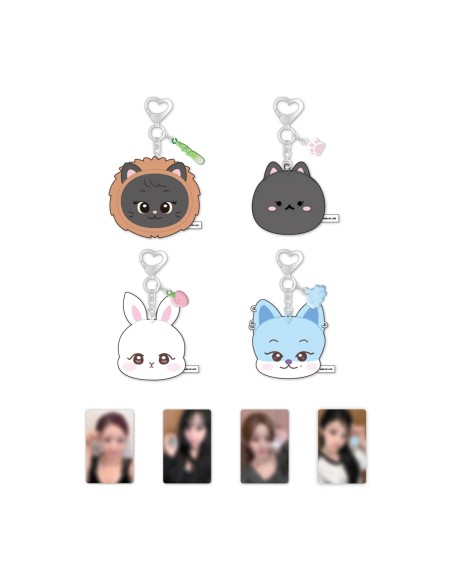 KISS OF LIFE THE 2ND ANNIVERSARY Goods - FACE DOLL KEYRING
