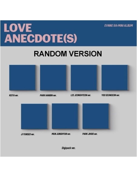 [DIGIPACK] EVNNE 5th Mini Album - LOVE ANECDOTE(S) (Random Ver.) CD