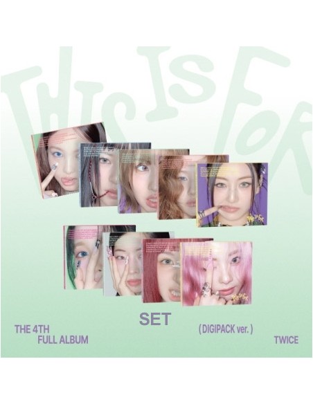 [DIGIPACK][SET] TWICE 4th Album - THIS IS FOR (SET Ver.) 9CD